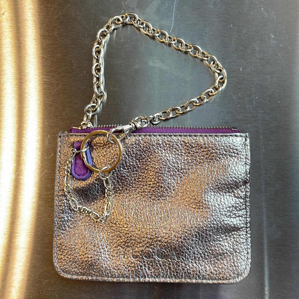 Brand new leather wristlet